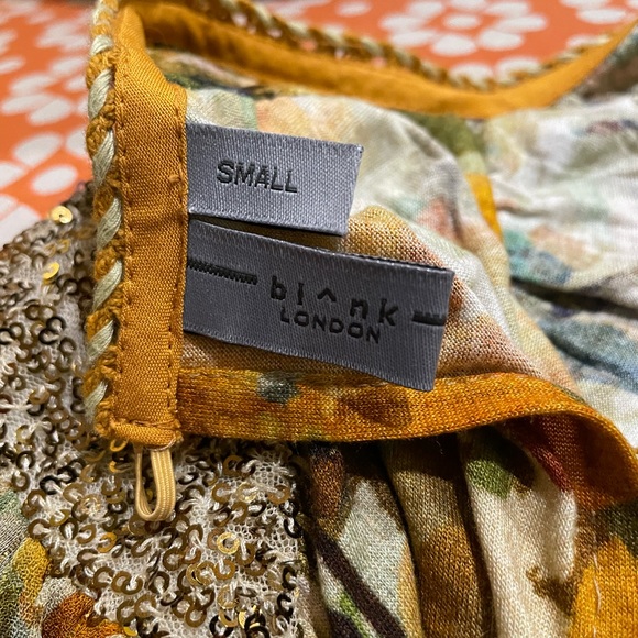 Anthropologie Bl-nk Sequin-Embellished Blouse - Picture 7 of 7